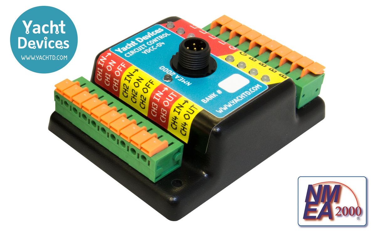 Circuit Control - NMEA 2000 Digitial Switch - YDCC-04 – Yacht