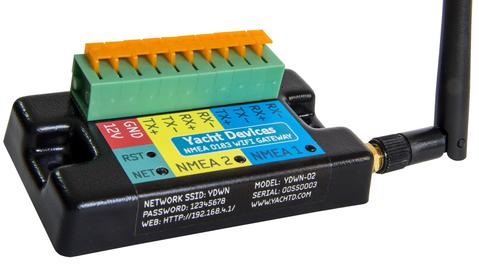 New NMEA-0183 WiFi gateway and updated web-gauges – Yacht Devices U.S. LLC